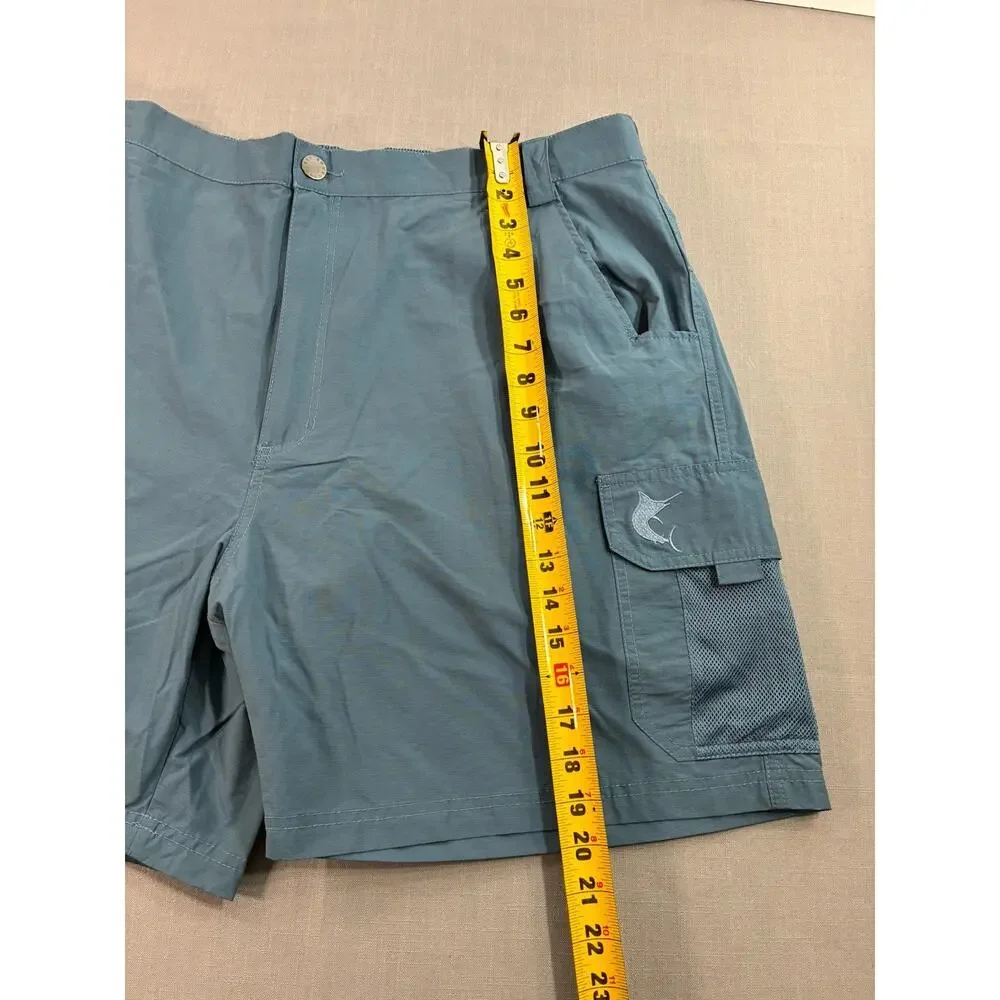 Reel Legends Tarpon Shorts Bundle Mens XL NWT Fishing Performance Blue Brown
